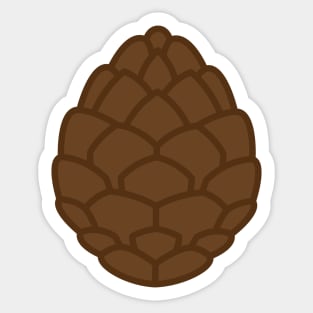 pinecone Sticker